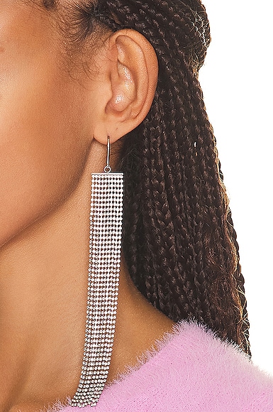 Shop Isabel Marant Favorite Earrings In Transparent & Silver