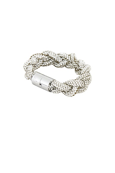 Isabel Marant Chain Bracelet in Transparent & Silver