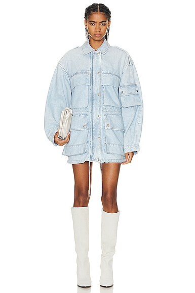 Isabel marant jeans best sale jacket