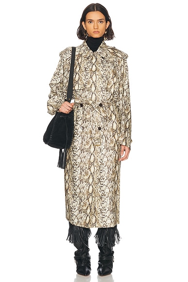 Isabel Marant Freanne Coat in Natural