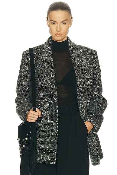 Isabel Marant Ezzia Blazer in Black & Ecru