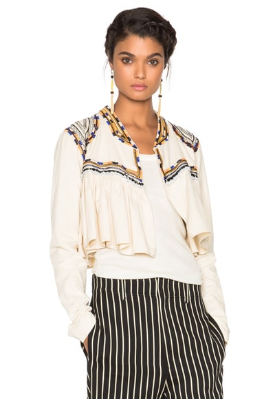 Sabriel Embroidered Cotton Twill Jacket