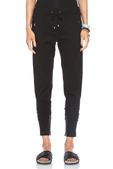 Isabel Marant Tevy Cotton Pants in Black | FWRD