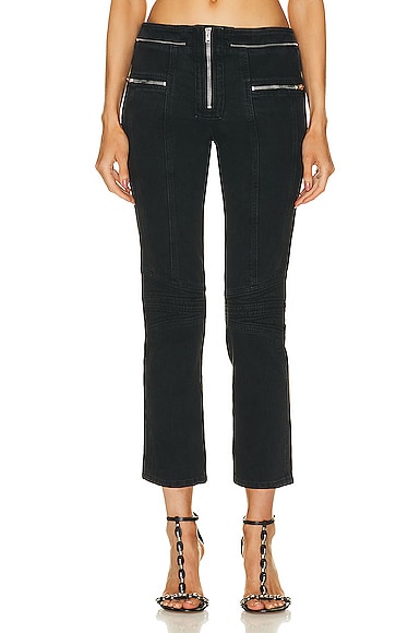 Isabel Marant Loma Pant in Faded Black