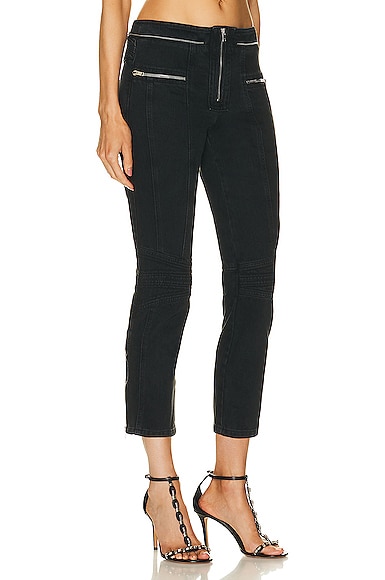 Shop Isabel Marant Loma Pant In Faded Black