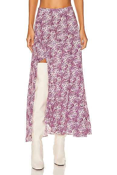 Isabel Marant Sakura Skirt in Mauve