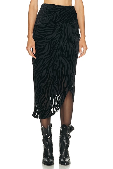 Isabel Marant Cristie Skirt in Black