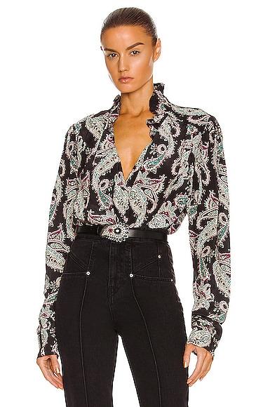 新品 ISABEL MARANT BEDRISSA TOP 36 ブラウス 新品 ISABEL MARANT BEDRISSA TOP 36 ブラウス