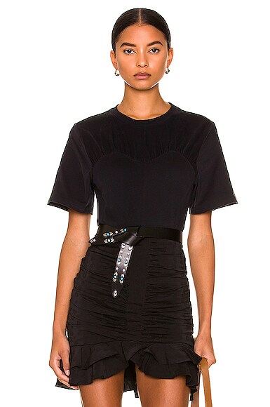 Isabel Marant Cotton T-shirt In Black