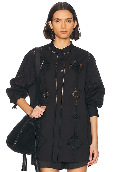 Isabel Marant Soeline Blouse in Black