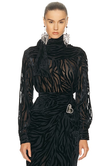 Isabel Marant Geona Top in Black