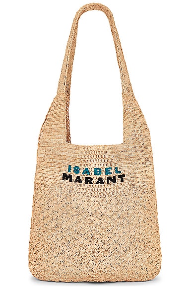 Shop Isabel Marant Praia Medium Bag In Natural