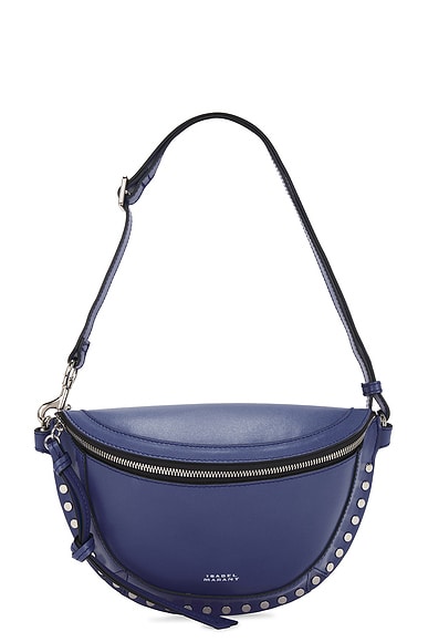 Shop Isabel Marant Skano Shoulder Bag In Faded Blue