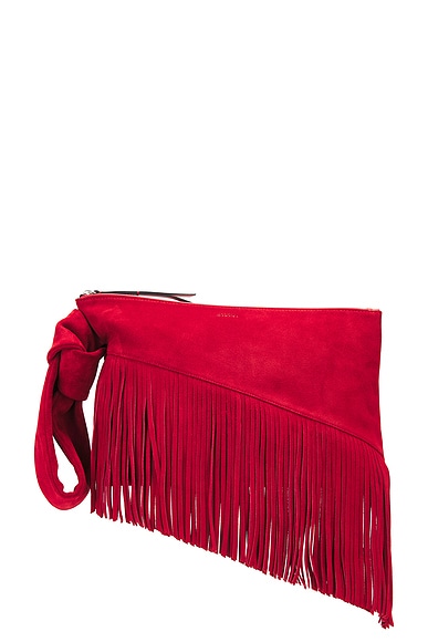 Isabel Marant Faro Clutch in Red