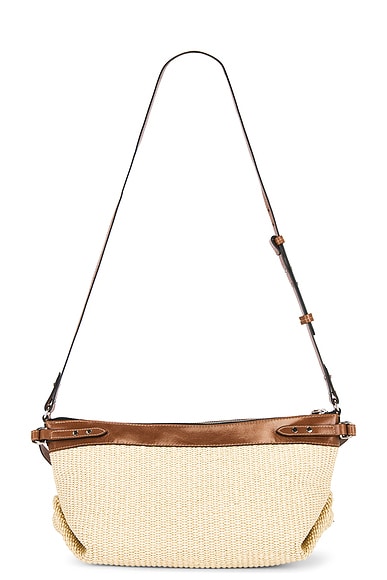 Isabel Marant Winna Day Bag in Natural & Cognac