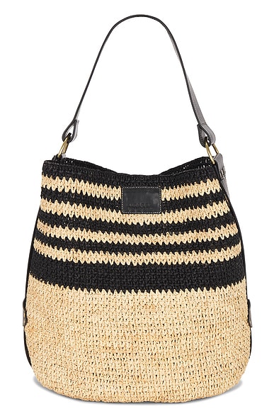Isabel Marant Bayia Bag in Black & Natural