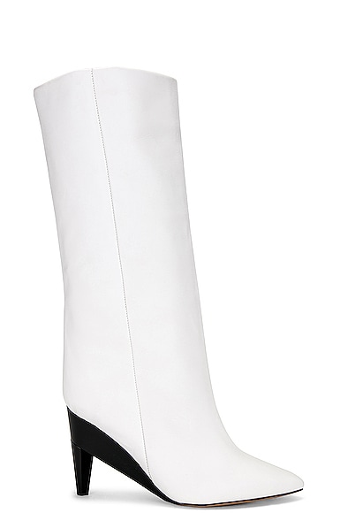 Isabel Marant Liesel Boot in Optical White