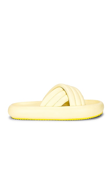 Isabel Marant Niloo Leather Sandal in Light Yellow