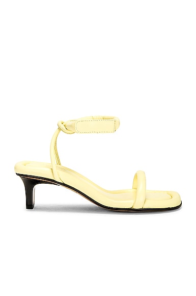 Isabel Marant Bertee Padded Sandal In Light Yellow