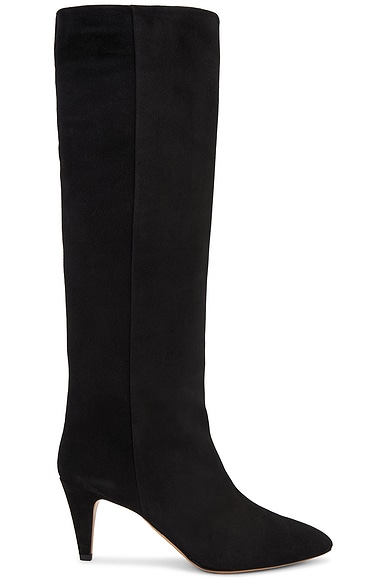 Isabel Marant Laspi Suede Boot in Black