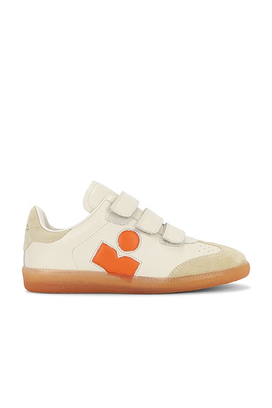 Isabel Marant Beth Sneaker in Beige & Orange