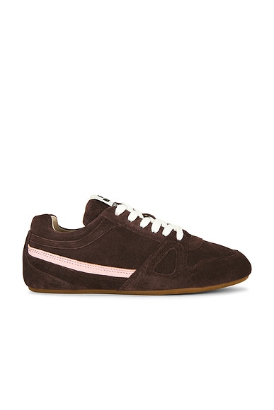 Isabel Marant Senny Low Sneaker in Chocolate