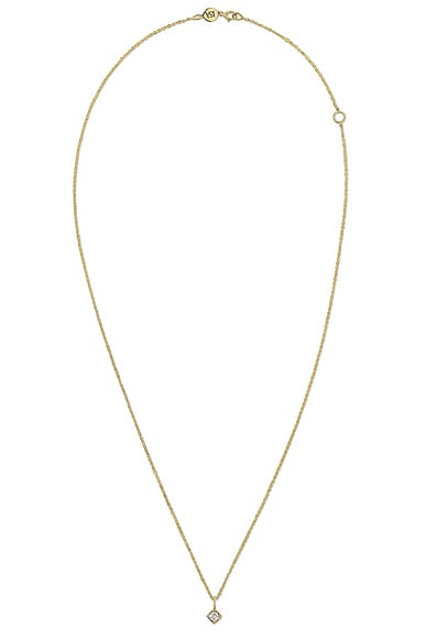 ISA GRUTMAN Diamond Pendant Necklace in Yellow Gold
