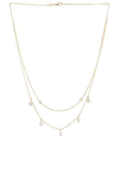 Double Layer Diamond Necklace