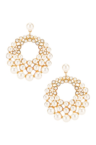 Jennifer Behr Prianna Earrings in Gold | FWRD