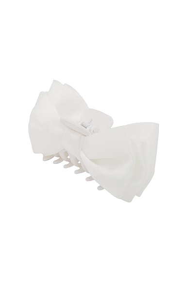 Jennifer Behr Agatha Jaw Clip in Ivory