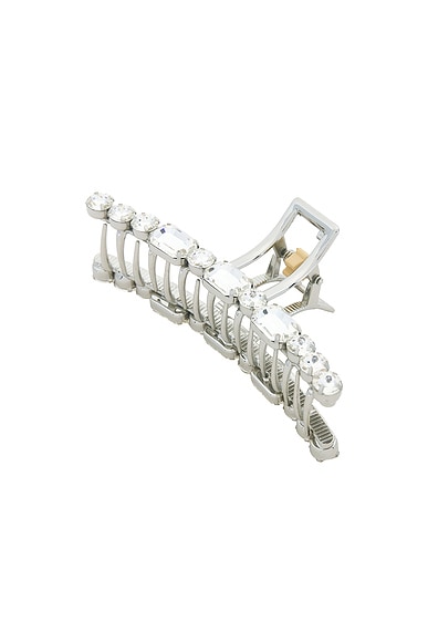 Jennifer Behr Justine Jaw Clip in Crystal