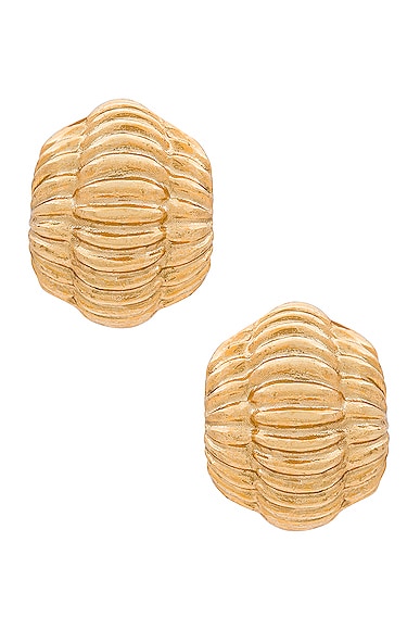 Jennifer Behr Damaris Stud Earrings in Gold