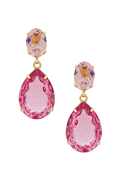 Jennifer Behr Kyra Earrings in Pink