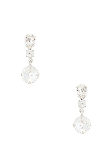 Jennifer Behr Trystan Earrings in Crystal