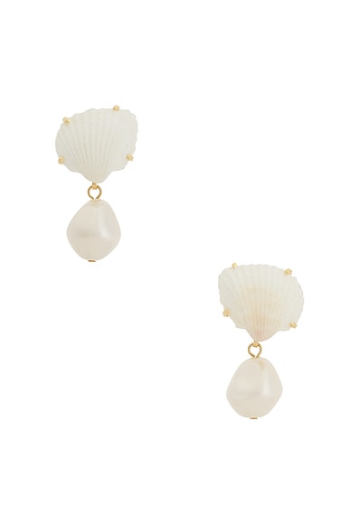 Jennifer Behr Isola Earrings in Dove