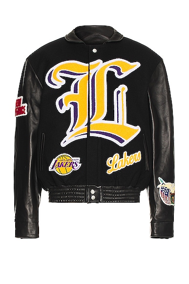 Jeff Hamilton Lakers Jacket in Black