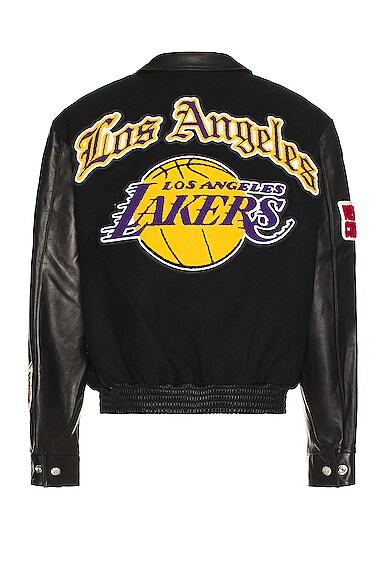 Shop Jeff Hamilton Lakers Jacket In Black