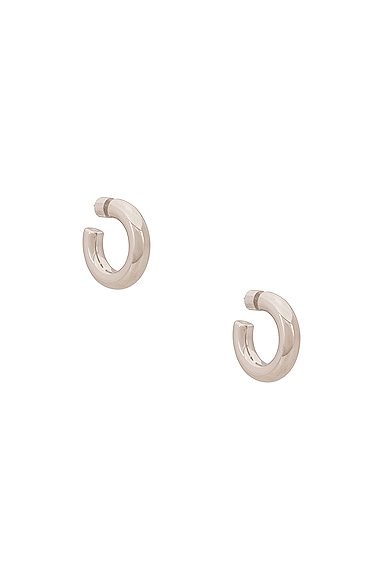 Jennifer Fisher Kevin Huggie Earrings in Silver