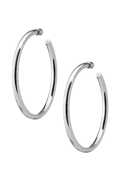Jennifer Fisher Lilly Hoop Earrings in Silver