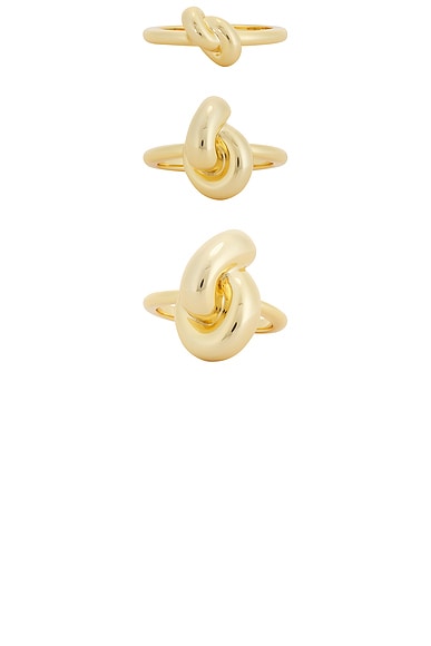 Knot Ring Set Of 3