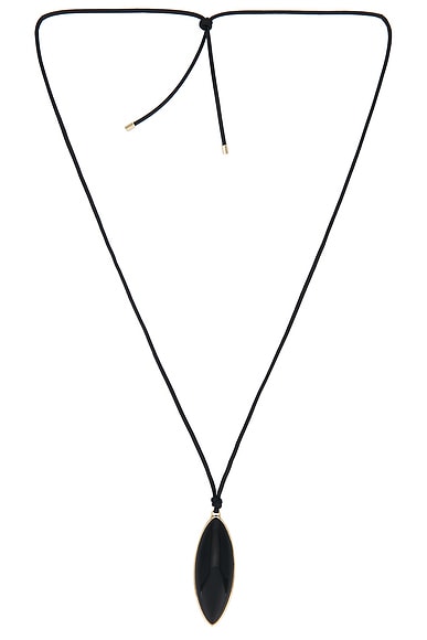 Jennifer Fisher Dagger Pendant Necklace in Jet