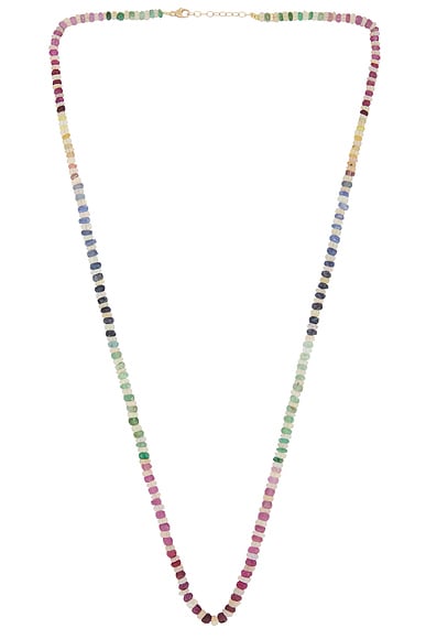 Jia Jia Rainbow Sapphire Opal Connection Necklace in Rainbow