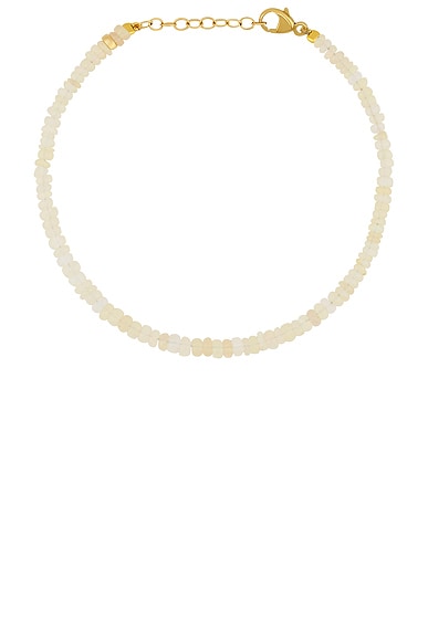 Jia Jia Mini Ethiopian Opal Bracelet in White