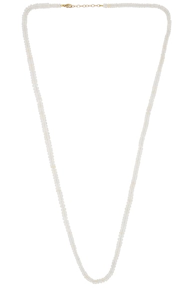 Jia Jia Mini Ethiopian Opal Necklace in White