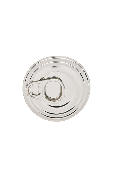 Jean Paul Gaultier Pull Tab Can Hair Clip in Silver