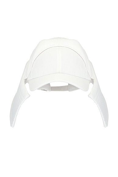Jean Paul Gaultier Drill Bob Marine Hat in White