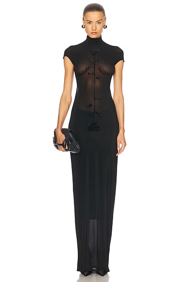 Jean Paul Gaultier Long Dress in Black