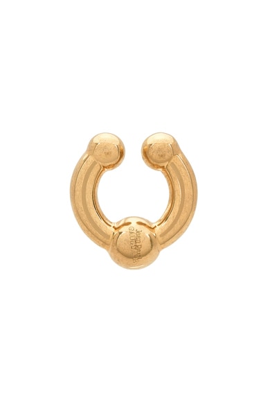 Shop Jean Paul Gaultier Ear Cuff In Gold