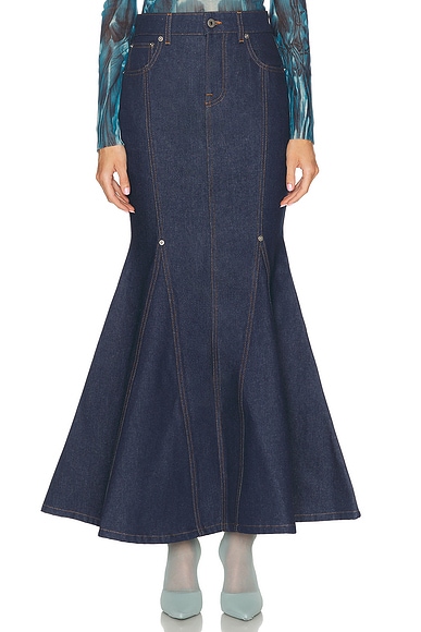 Mermaid Denim Skirt