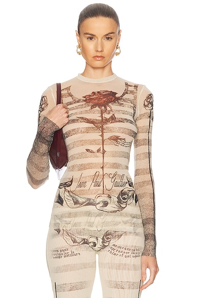 Tattoo Mariniere Long Sleeve Top